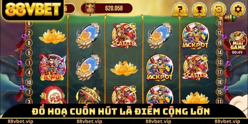 Đồ hoạ cuốn hút là điểm cộng lớn