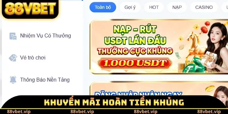 Đăng Ký 88vbet - Tiến Trình Mở Account Cá Cược Siêu Dễ 4 Khuyến mãi hoàn tiền khủng