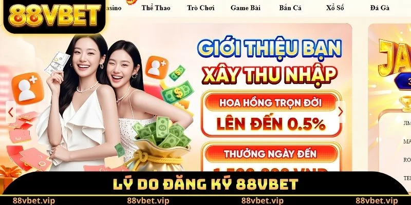 Đăng Ký 88vbet - Tiến Trình Mở Account Cá Cược Siêu Dễ 1 Lý do đăng ký 88vbet