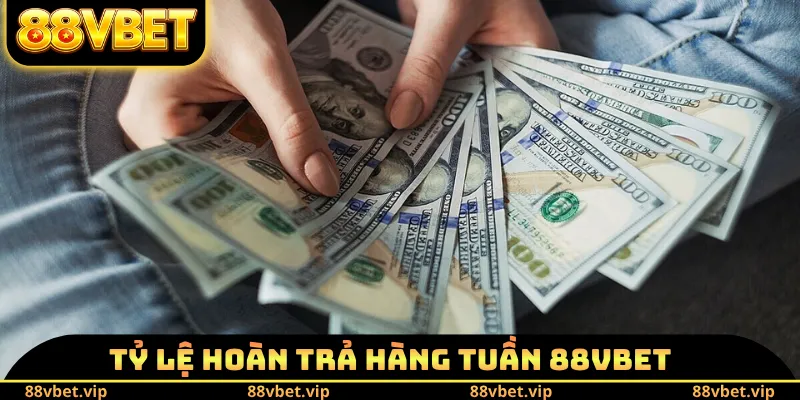 Hoàn Trả Hàng Tuần 88VBET - Điều Kiện Và Nội Dung Ưu Đãi 3 Tỷ lệ hoàn trả hàng tuần 88VBET
